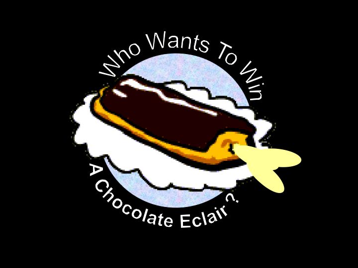 Who Wants to Win a Chocolate Eclair?
